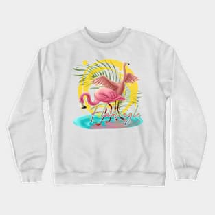 Let's Flamingle Crewneck Sweatshirt